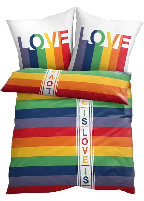 Pride dekbedovertrek met statement, bonprix