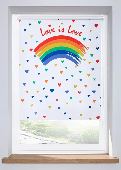 Pride verduisterend gordijn met regenboogprint, bpc living bonprix collection