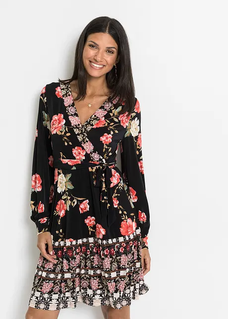 Jurk met strikceintuur, BODYFLIRT boutique
