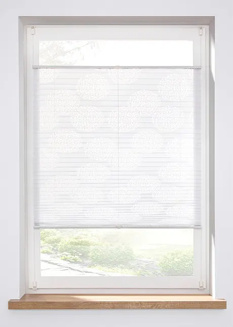 Ausbrenner plisségordijn met cirkels, bpc living bonprix collection