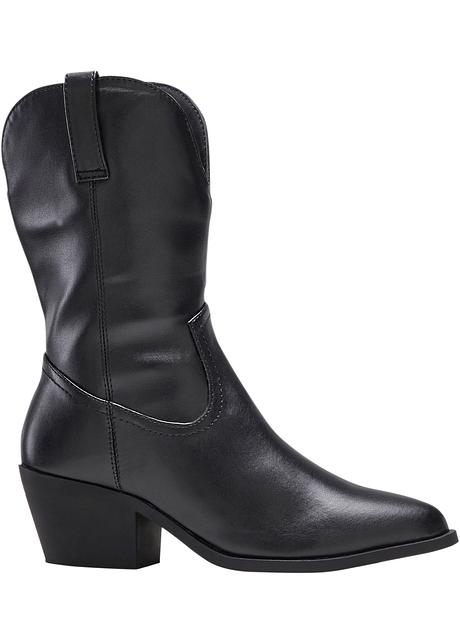 Trendy cowboylaarzen - zwart