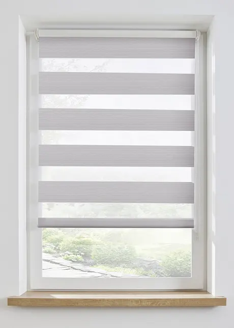 Duo rolgordijn van jaquard, effen, bpc living bonprix collection