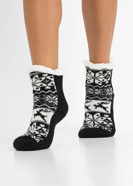 Huissokken met teddy voering van gerecycled polyester, bpc bonprix collection