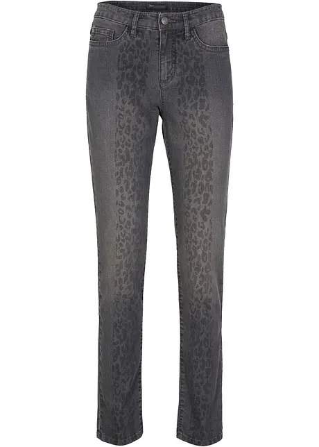 Stretch jeans met animalprint, bpc selection
