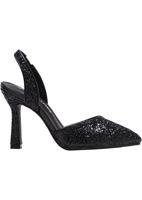 Feestelijke slingback pumps om volop te combineren - zwart