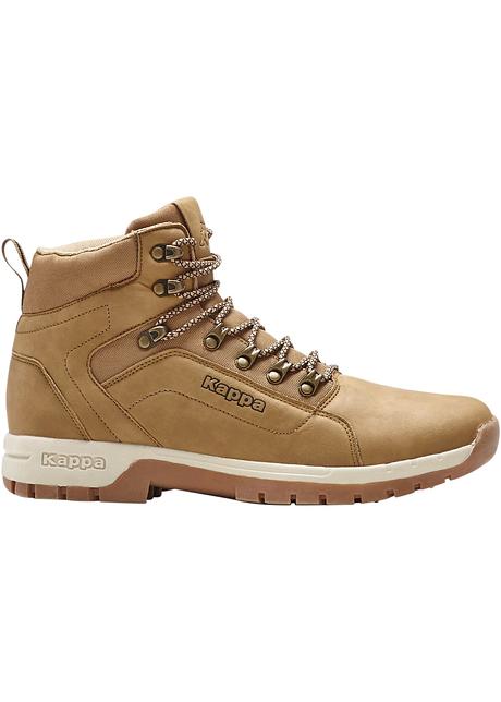 Winterse veterboots van Kappa met trendy details - beige