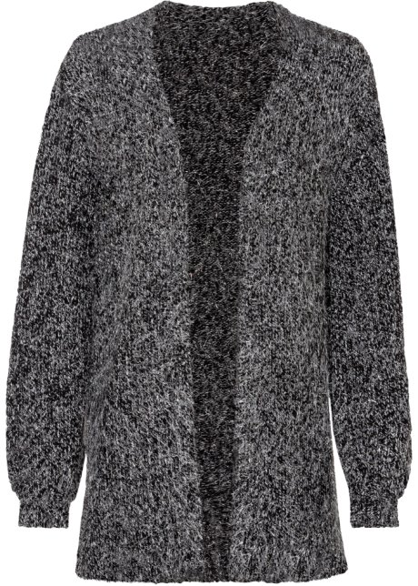 Zonder twijfel Rechthoek Noord Comfortabel, stylish vest met mooi glittergaren - zwart/zilver