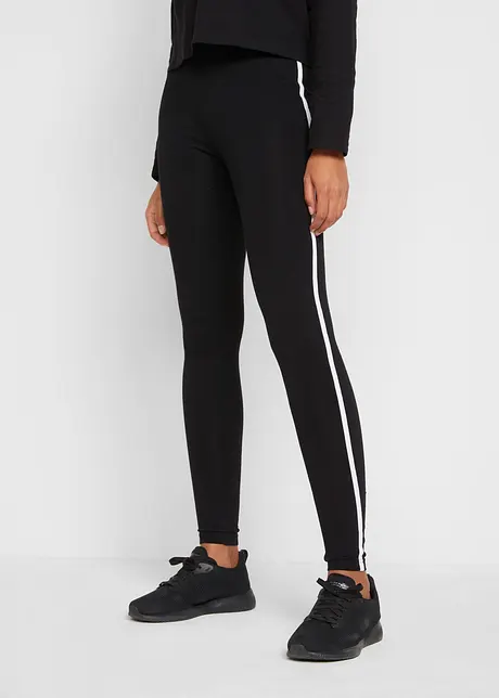 Sportlegging met biologisch katoen (set van 2), cropped, bpc bonprix collection