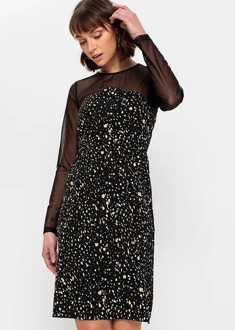 Jurk met mesh, BODYFLIRT