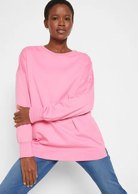 Oversized longsleeve met ballonmouwen, bonprix