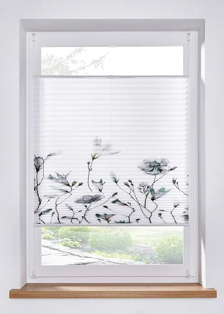 Plisségordijn met bloemenprint, bonprix