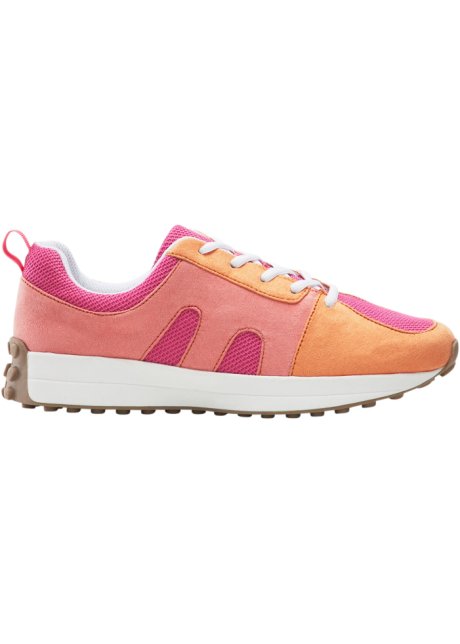 Infecteren gebruik Appal Trendy sneakers van een materiaalmix met een bijzondere zool - pink/oranje