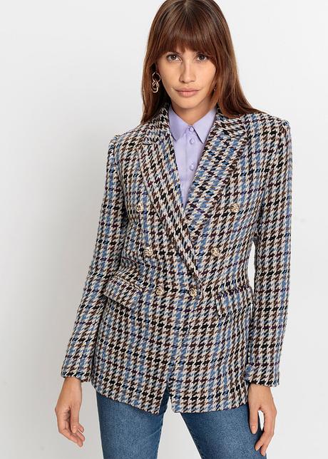 Blazer met structuur