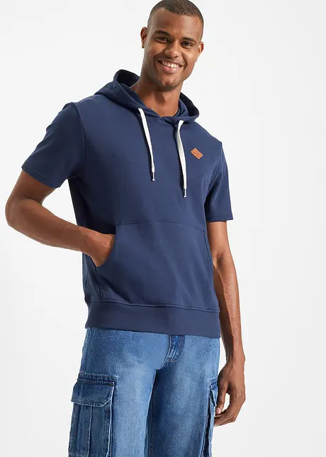 Hoodie, korte mouw, bonprix