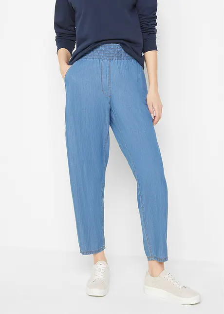 High waist mom jeans van biologisch katoen, bonprix