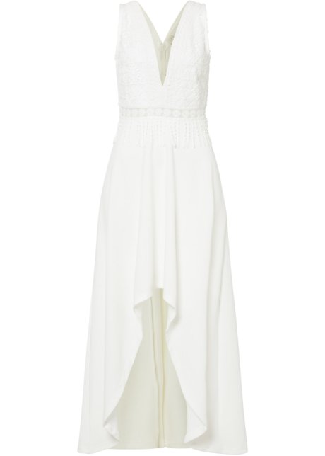 Drank Accountant Verval Romantische jurk met mooie kant - wit