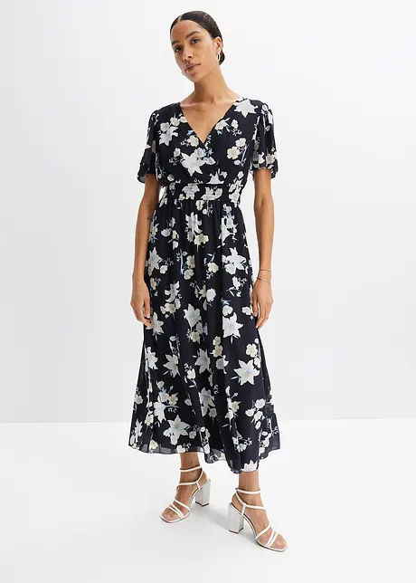 Maxi jurk met bloemenprint, bonprix