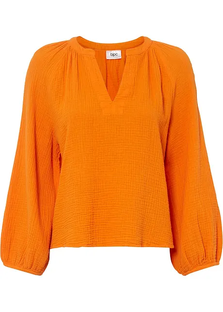 Oversized blouse van mousseline, bonprix