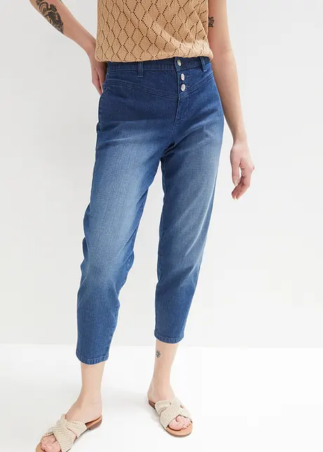 Mid waist mom jeans, 7/8, John Baner JEANSWEAR