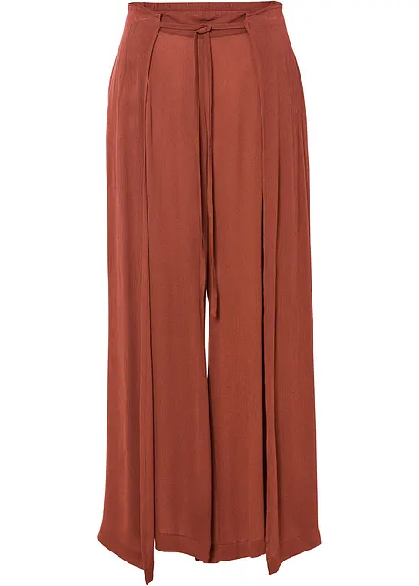 Broek van soepele viscose, bonprix