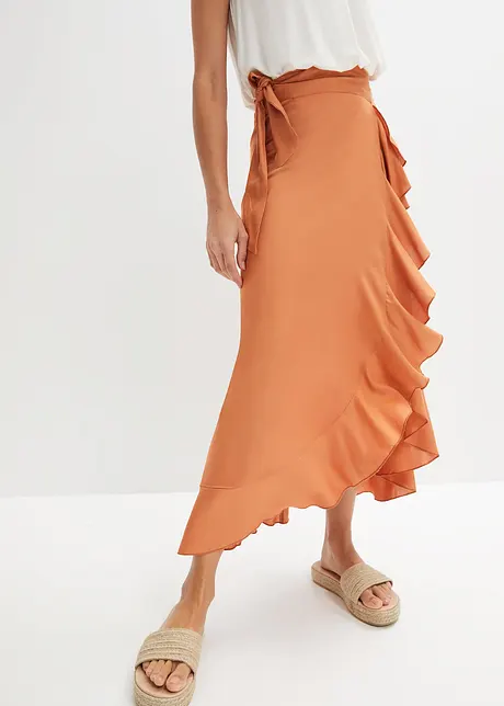 Maxi rok met volants, BODYFLIRT