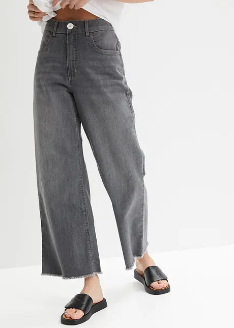 Comfort stretch 7/8 jeans, wide fit, bonprix