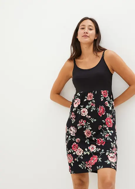 Zwangerschapsjurk/voedingsjurk van viscose, bonprix