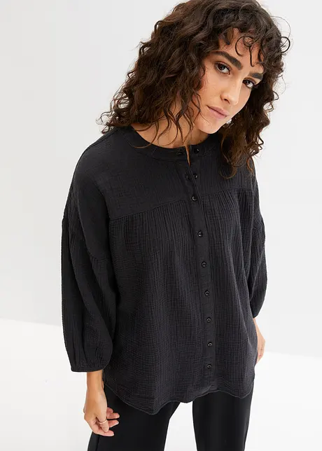 Katoenen blouse van mousseline, bonprix