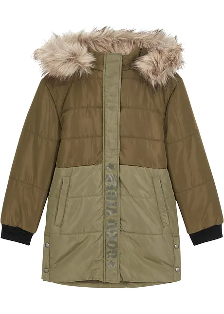 Meisjes parka in twee kleuren, bpc bonprix collection