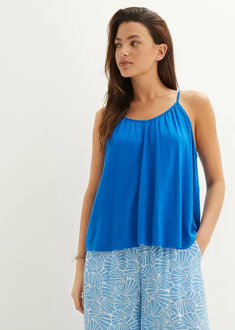 Top met spaghettibandjes van soepele viscose, bonprix