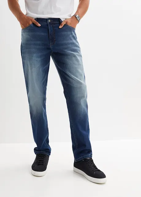 Regular fit stretch jeans, straight, bonprix