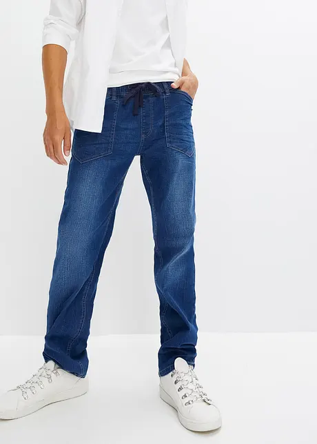 Loose fit instapjeans met comfort fit, straight, bonprix