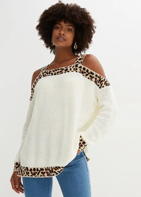 Oversized trui met cut-outs, BODYFLIRT boutique