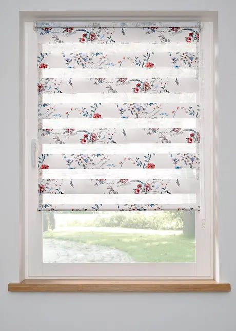 Duo rolgordijn met rozenprint, bpc living bonprix collection