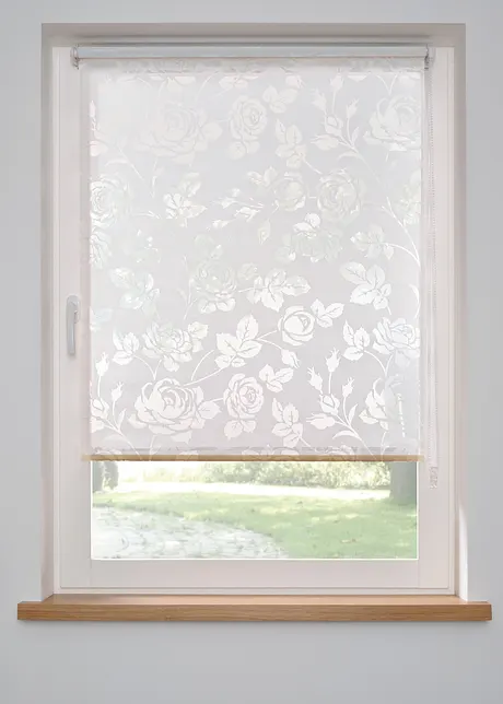Ausbrenner rolgordijn met bloemen, bpc living bonprix collection