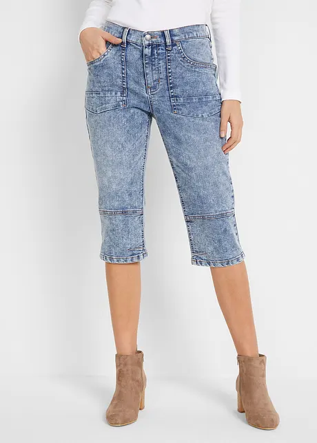 Stretch capri jeans, bonprix