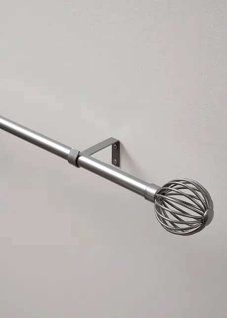 Telescopische gordijnroede met bol, bpc living bonprix collection
