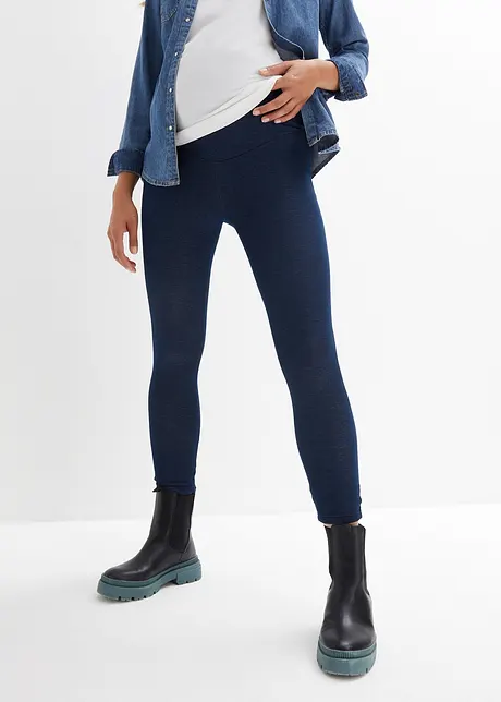 Thermo zwangerschapsbroek in denim look, bonprix