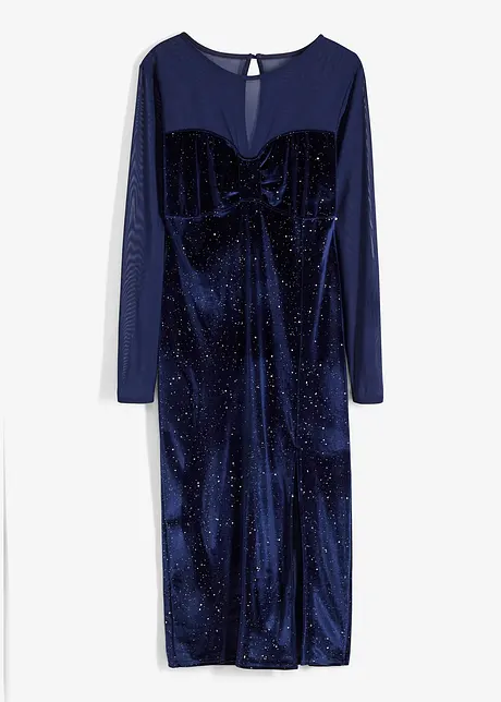 Jurk met mesh inzet, BODYFLIRT boutique