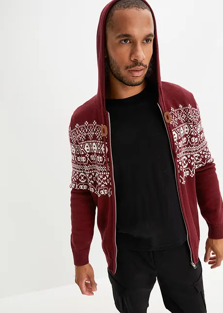 Noors vest met comfort fit en katoen, bonprix