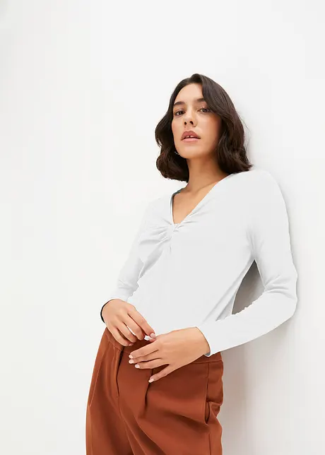 Longsleeve met knoopdetail, BODYFLIRT