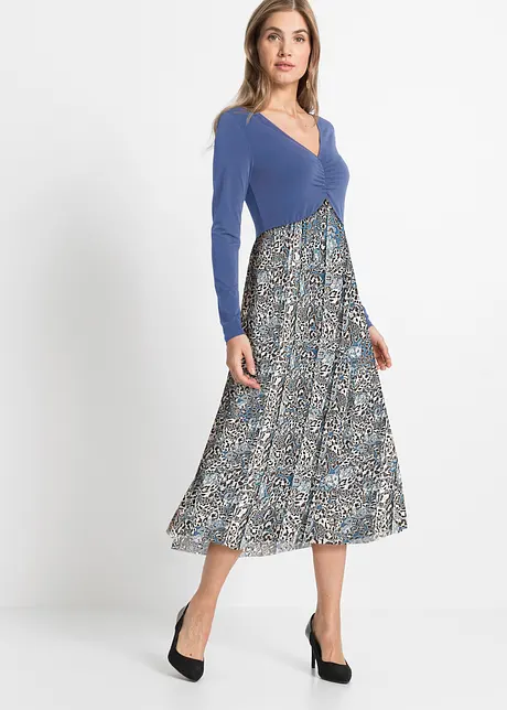 Midi jurk met mesh, BODYFLIRT boutique