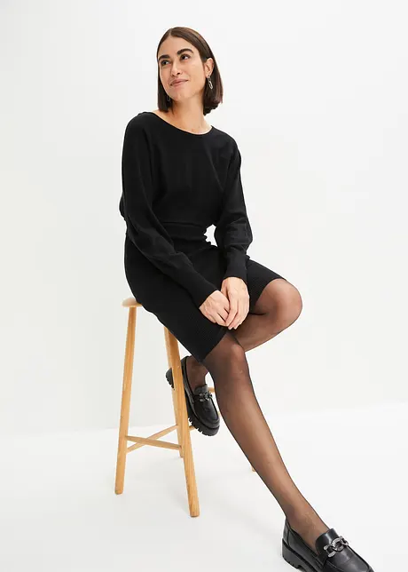 Gebreide jurk met straps, BODYFLIRT