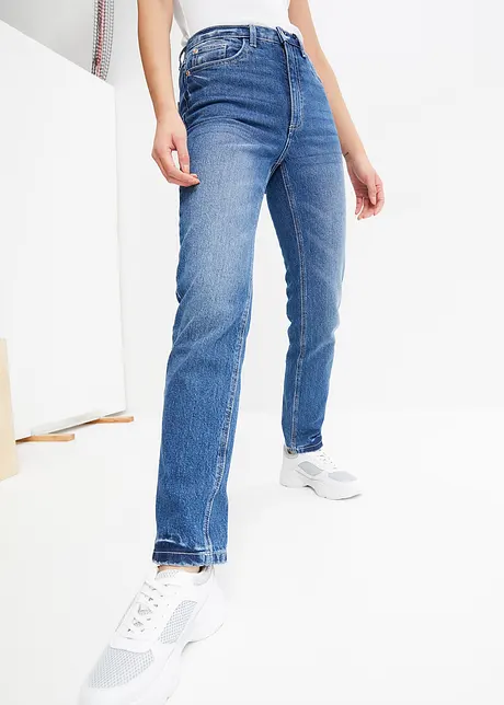 Straight jeans met high waist, bonprix