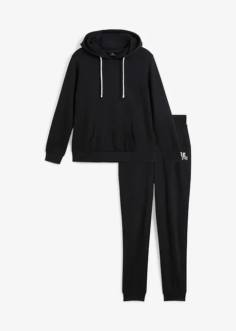 Joggingpak in een katoenmix (2-dlg. set), bonprix