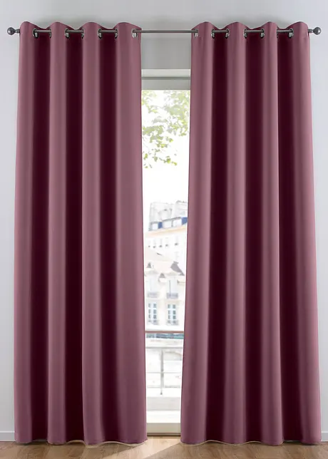 Isolerend verduisterend effen gordijn (1 stuk), bonprix