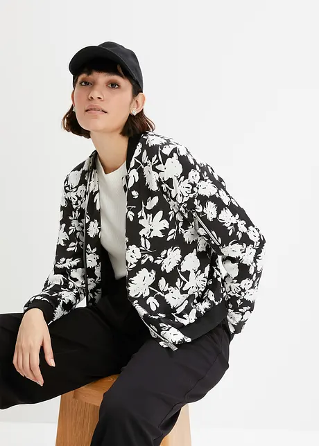 Bomber met bloemenprint, bpc selection
