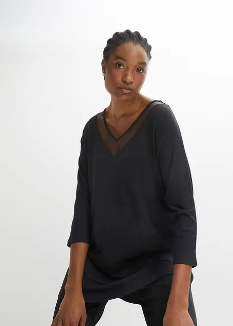 Longshirt met mesh, BODYFLIRT boutique