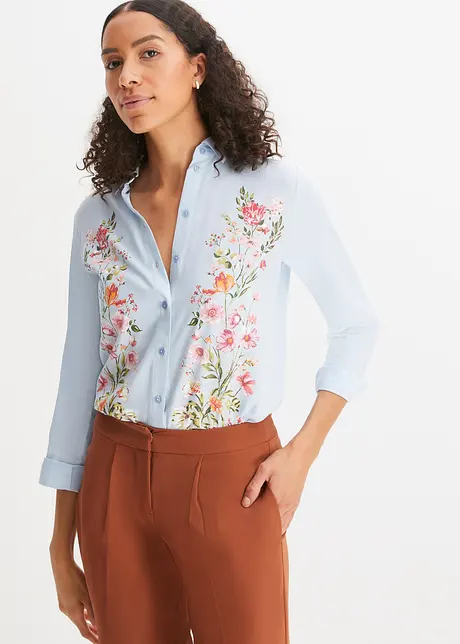 Gedessineerde blouse, bonprix