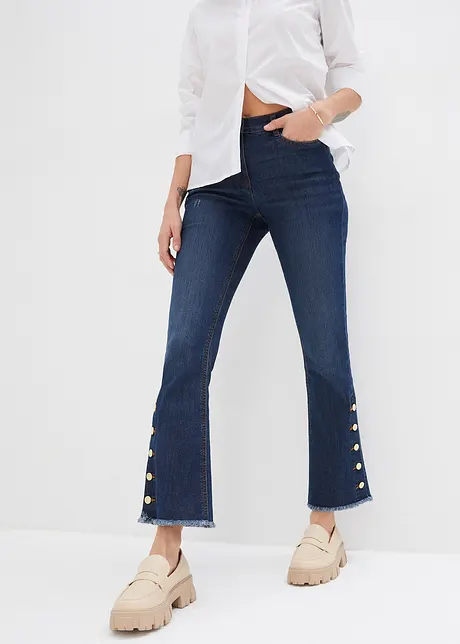 7/8 jeans met sierknopen, bootcut, bpc selection